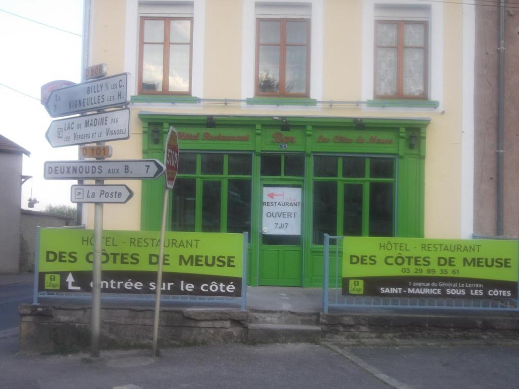 Hotel Des Cotes De Meuse Saint-Maurice-sous-les-Côtes Exterior foto